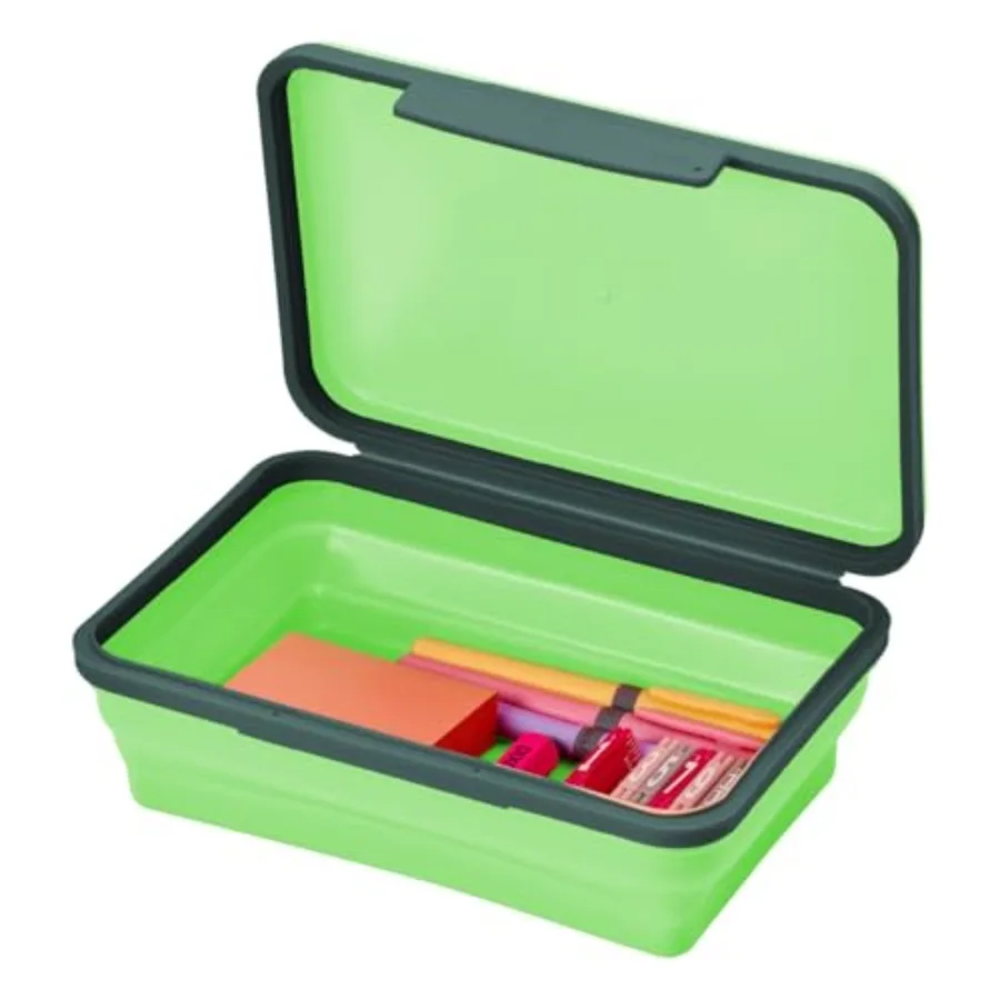 by Bostitch Flexi Storage Box with Lid, Collapsible Pencil Case Design for Craft and School Supplies
by Bostitch Flexi Storage Box with Lid, Collapsible Pencil Case Design for Craft and School Supplies