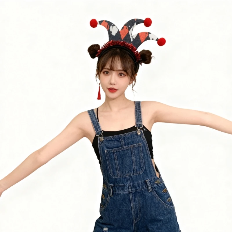 Прекрасный головной убор для косплея, удобный валяный обруч для волос, головной убор клоуна, реквизит для фотосессии для
Прекрасный головной убор для косплея, удобный валяный обруч для волос, головной убор клоуна, реквизит для фотосессии для