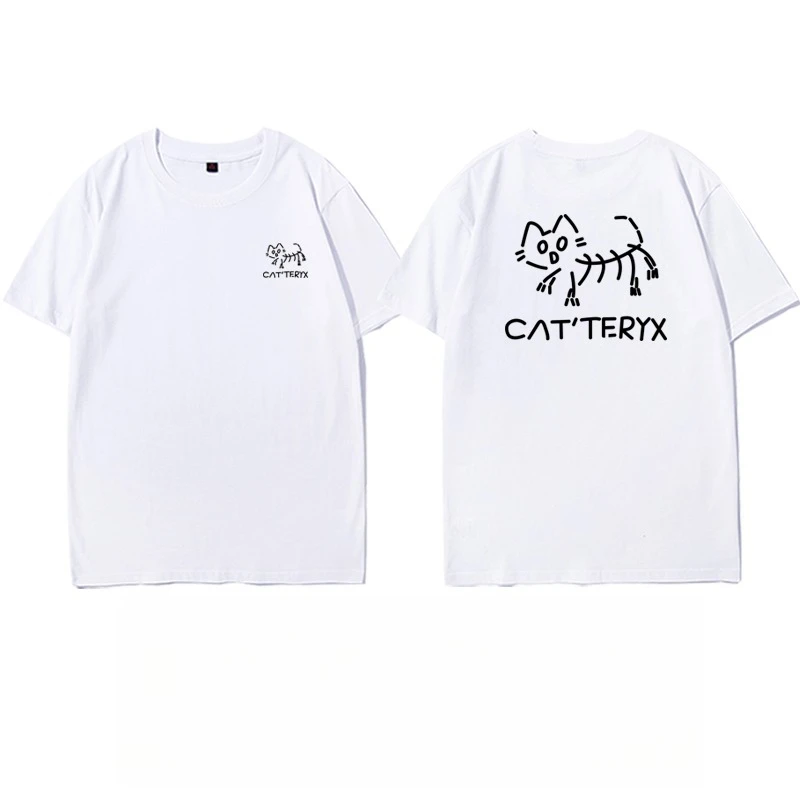 Patriarch Short-sleeved T-shirt Men's and Women's Pure Cotton Loose Large-size Couple's Top Cute Cat Light Luxury Trendy Brand
Patriarch Short-sleeved T-shirt Men's and Women's Pure Cotton Loose Large-size Couple's Top Cute Cat Light Luxury Trendy Brand