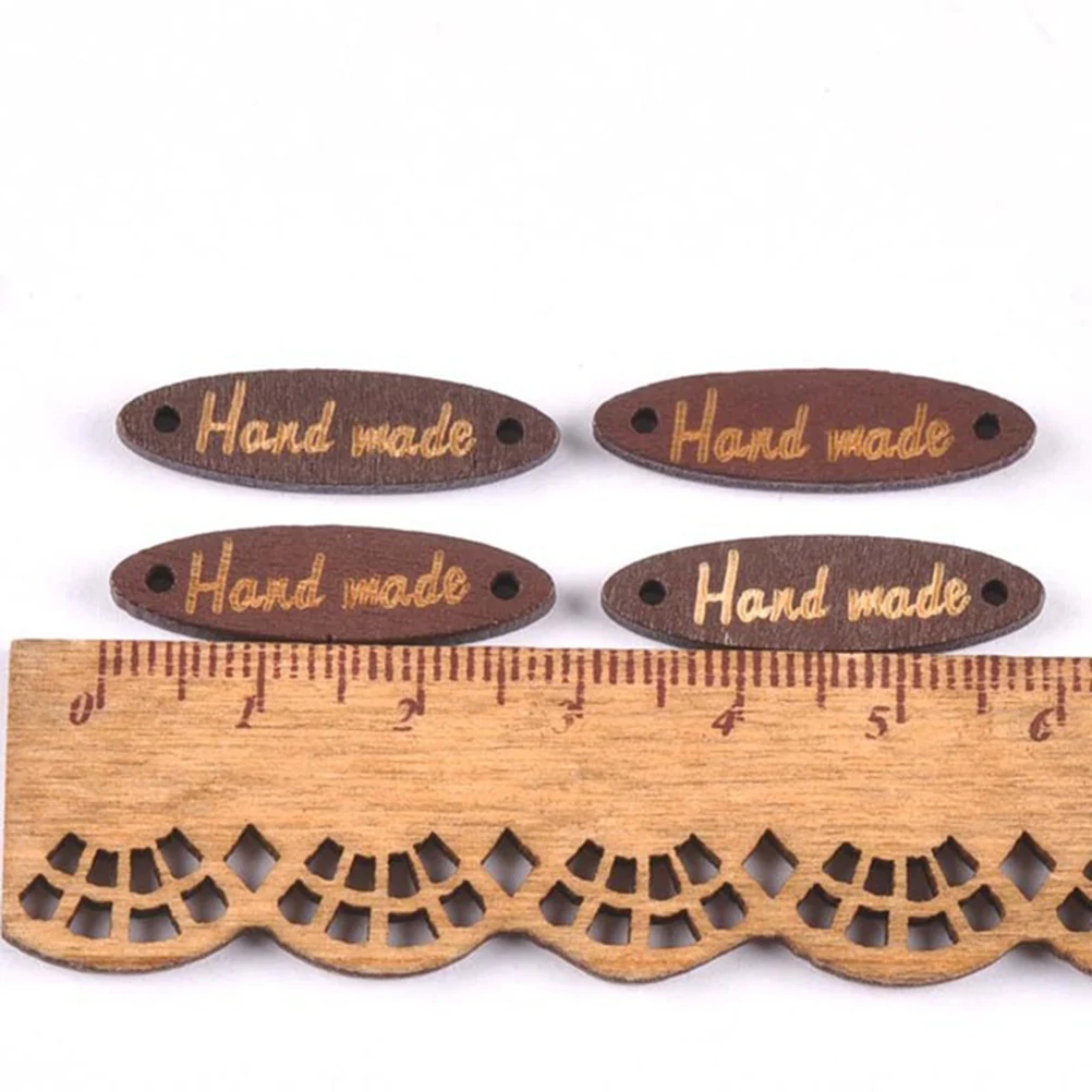 200 Pcs Wooden Nameplate Buttons for Crafting Creative Fashion 2 Holes Decorations Clothing DIY Projects Gifts
200 Pcs Wooden Nameplate Buttons for Crafting Creative Fashion 2 Holes Decorations Clothing DIY Projects Gifts