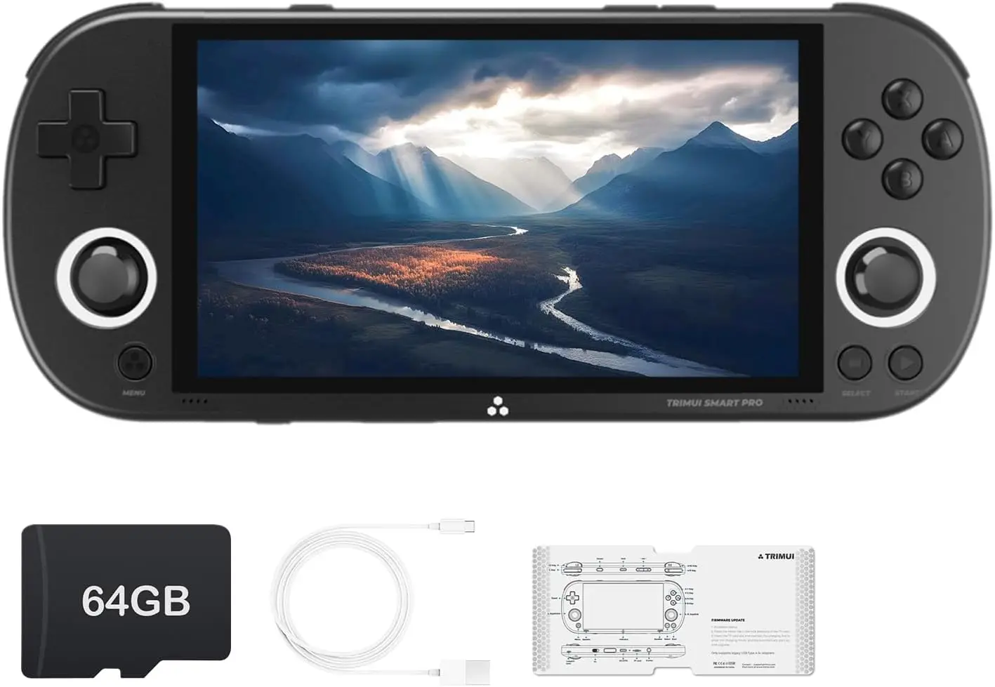 Trimui Smart Pro Handheld Game Console 4.96-Inches Display Game Console, Linux System with Allwinner A133P Processor Built-in 64
Trimui Smart Pro Handheld Game Console 4.96-Inches Display Game Console, Linux System with Allwinner A133P Processor Built-in 64