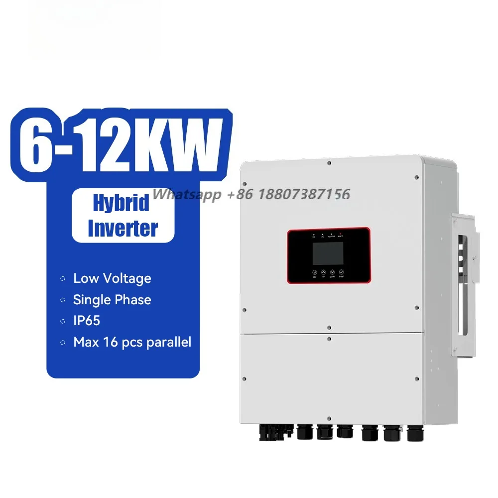 New 2025 Hybrid Solar Inverter 6KW 8KW 12KW Solar Inverter Plate 10 kw Hybrid Solar Inverter Inverex IP65
New 2025 Hybrid Solar Inverter 6KW 8KW 12KW Solar Inverter Plate 10 kw Hybrid Solar Inverter Inverex IP65