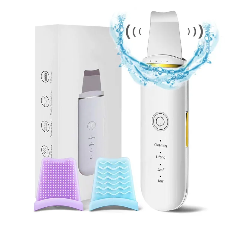 Professional cleansing scraper New ultrasonic Facial peeler Deep facial cleanser device Exfoliator Blackhead remover
Professional cleansing scraper New ultrasonic Facial peeler Deep facial cleanser device Exfoliator Blackhead remover