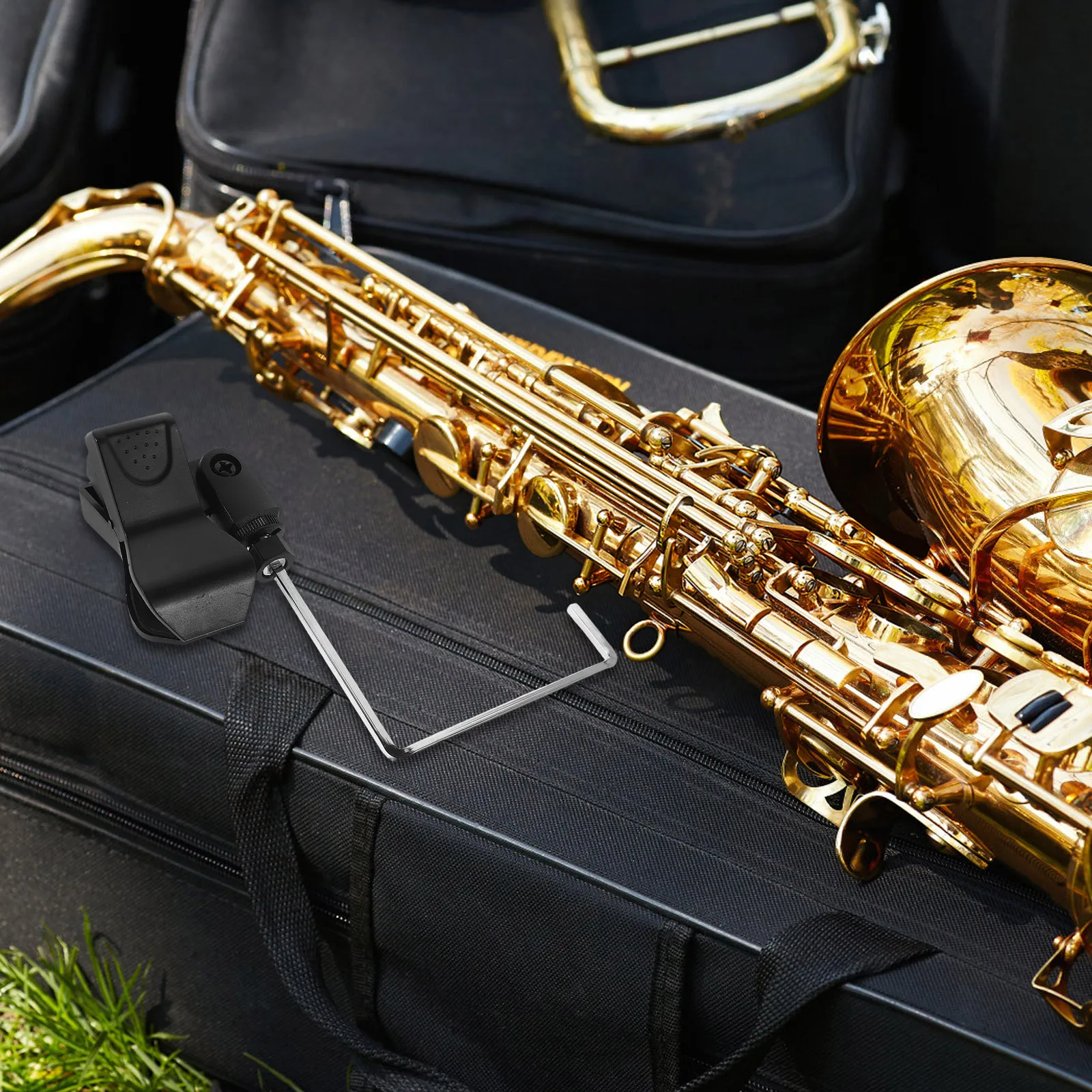 Saxophone Microphone Clip Holder Adjustable Bracket Acoustic Instrument Desktop Stand Clamp Metal for Drum Support
Saxophone Microphone Clip Holder Adjustable Bracket Acoustic Instrument Desktop Stand Clamp Metal for Drum Support