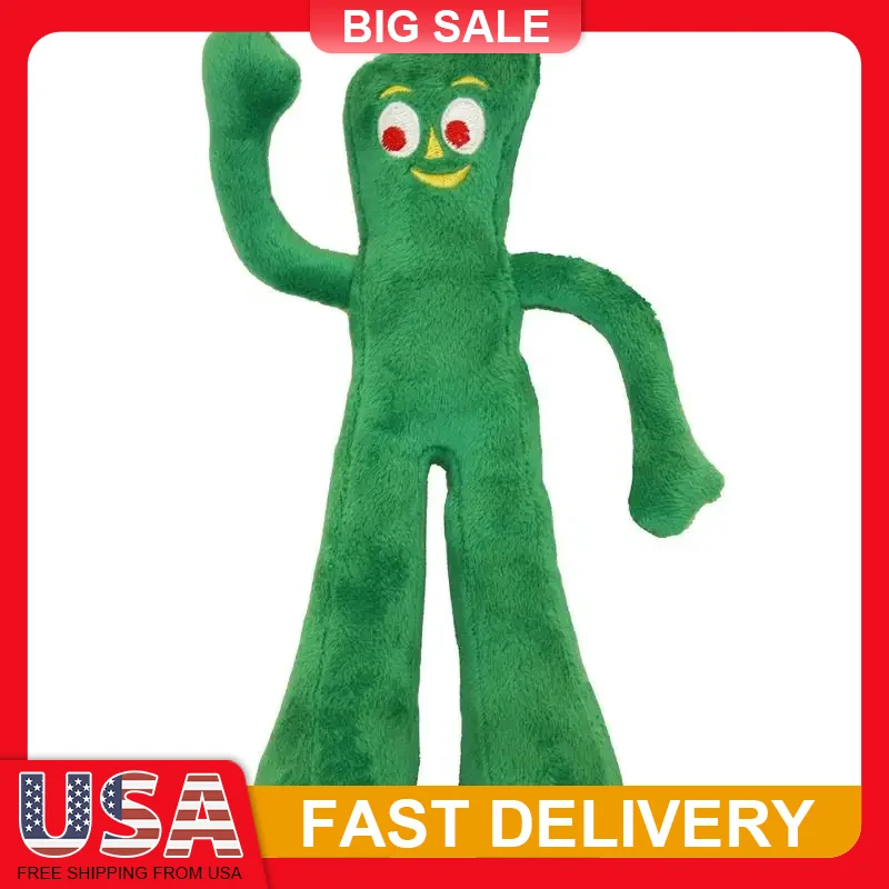 Gumby Plush Dog Toy with Squeaker for Puppy Small Medium Dogs Soft Cuddle Chew Fetch Play Non Aggressive Chewers Pet Supplies
Gumby Plush Dog Toy with Squeaker for Puppy Small Medium Dogs Soft Cuddle Chew Fetch Play Non Aggressive Chewers Pet Supplies