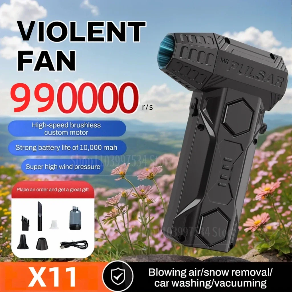 Air Blower X11 Super Powerful 990000RPM Compressed Air Duster Electricity Consumption Display Air Vacuum Blower Jet Fan For Car
Air Blower X11 Super Powerful 990000RPM Compressed Air Duster Electricity Consumption Display Air Vacuum Blower Jet Fan For Car