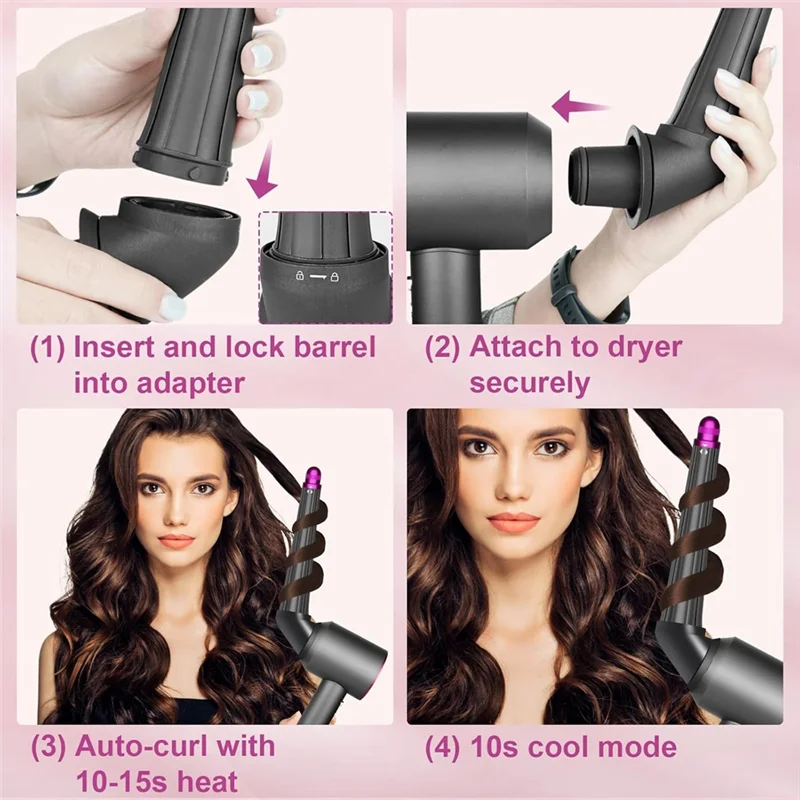 AA20-Для насадок для фена Dyson, длинные насадки и адаптер для сверхзвуковых насадок, фиолетовый
AA20-Для насадок для фена Dyson, длинные насадки и адаптер для сверхзвуковых насадок, фиолетовый