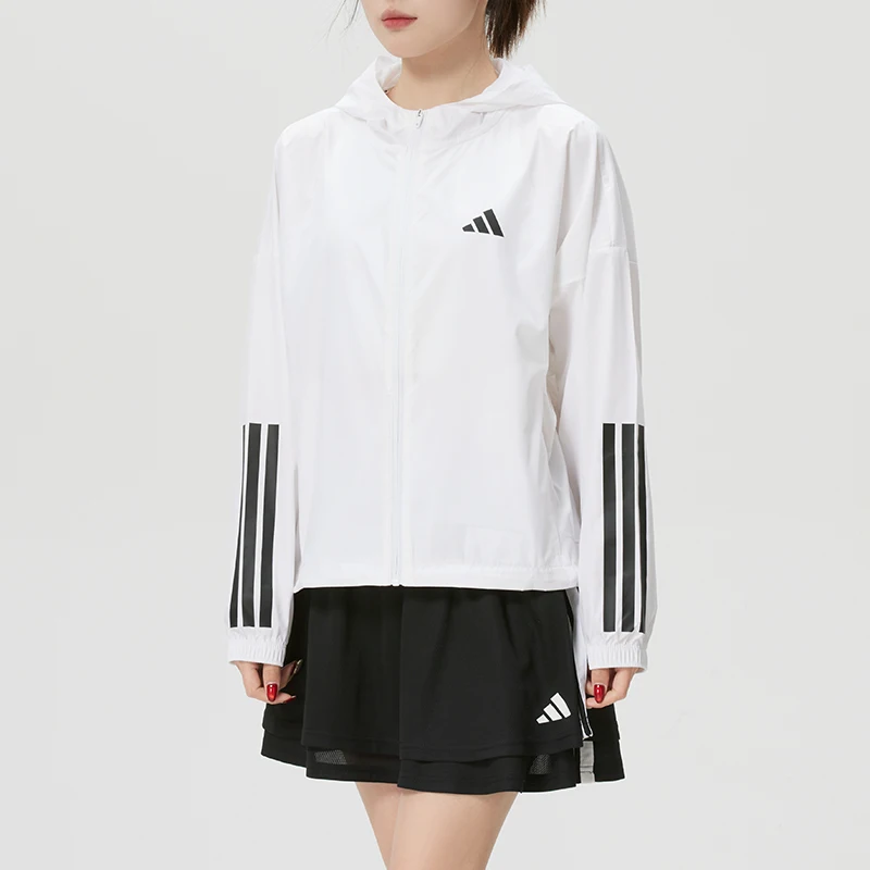 Adidas Women's Jacket Running Fitness Training Sportswear Trendy Fashion Woven Hooded Jacket Kc7655
Adidas Women's Jacket Running Fitness Training Sportswear Trendy Fashion Woven Hooded Jacket Kc7655