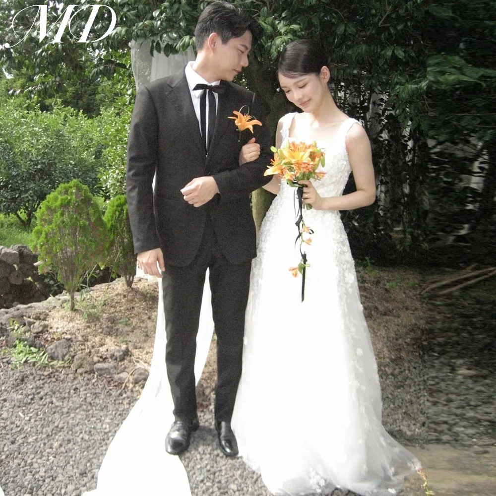 MD Exquisite A-line Wedding Dress Spaghetti Strap Applique Lace Floor-Length Bridal Gown 웨딩드레스 Customized vestidos de novia
MD Exquisite A-line Wedding Dress Spaghetti Strap Applique Lace Floor-Length Bridal Gown 웨딩드레스 Customized vestidos de novia