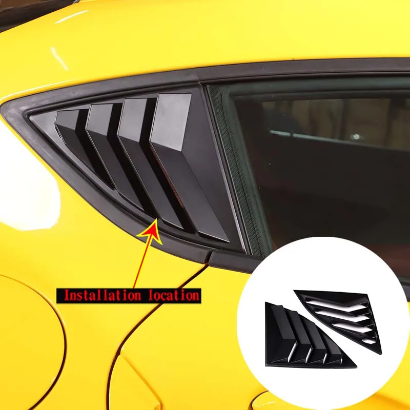 Pair Car Rear Louver Window Side Shutter Cover Trim Sticker Vent Scoop For Toyota Supra A90 A91 2019-2025 ABS Carbon Accessories
Pair Car Rear Louver Window Side Shutter Cover Trim Sticker Vent Scoop For Toyota Supra A90 A91 2019-2025 ABS Carbon Accessories