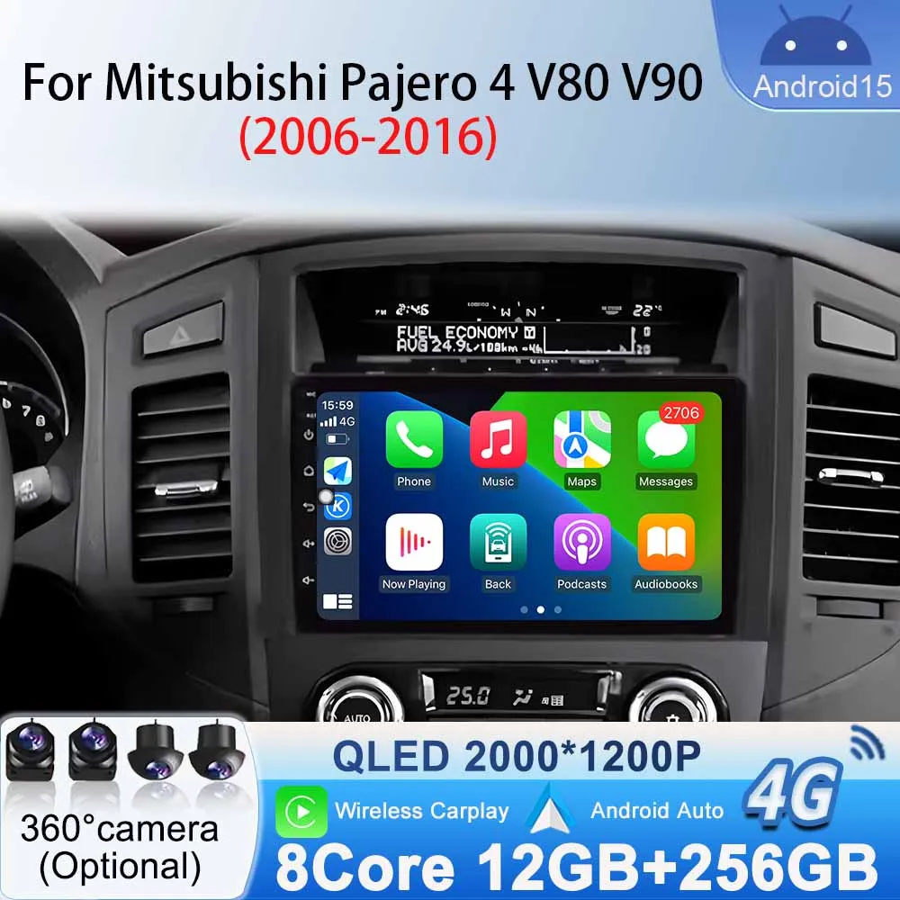 Autoradio CarPlay Video 2 Din for Mitsubishi Pajero 4 V80 V90 2006-2016 Multimedia Stereo Car Radio Android Auto GPS Navigation
Autoradio CarPlay Video 2 Din for Mitsubishi Pajero 4 V80 V90 2006-2016 Multimedia Stereo Car Radio Android Auto GPS Navigation