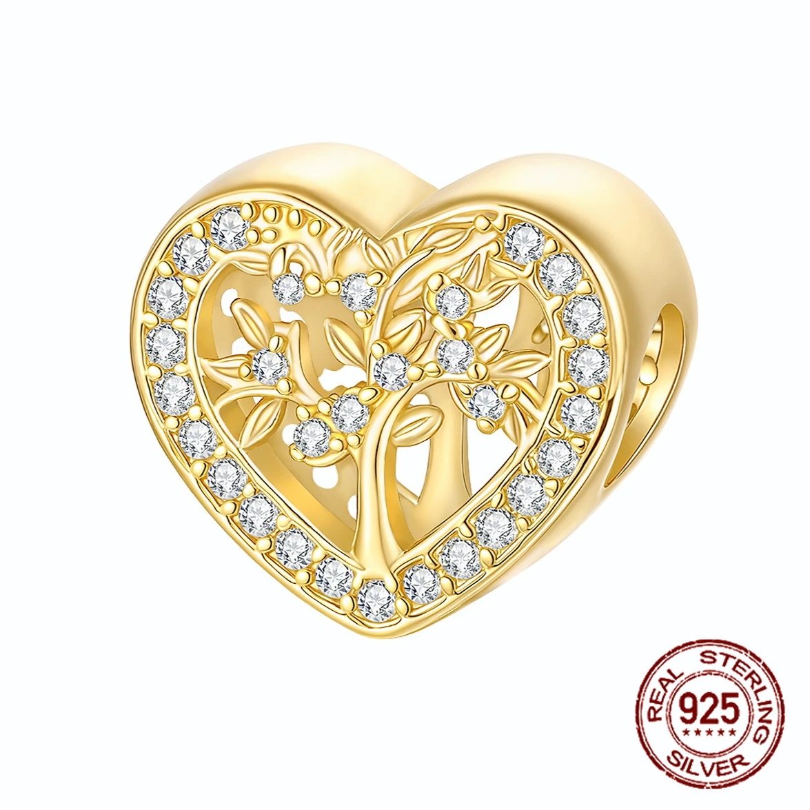925 Sterling Silver Golden Tree of Life Family Zircon Pendants Charm Fit Original Charms Bracelets Women DIY Jewelry Gift
925 Sterling Silver Golden Tree of Life Family Zircon Pendants Charm Fit Original Charms Bracelets Women DIY Jewelry Gift