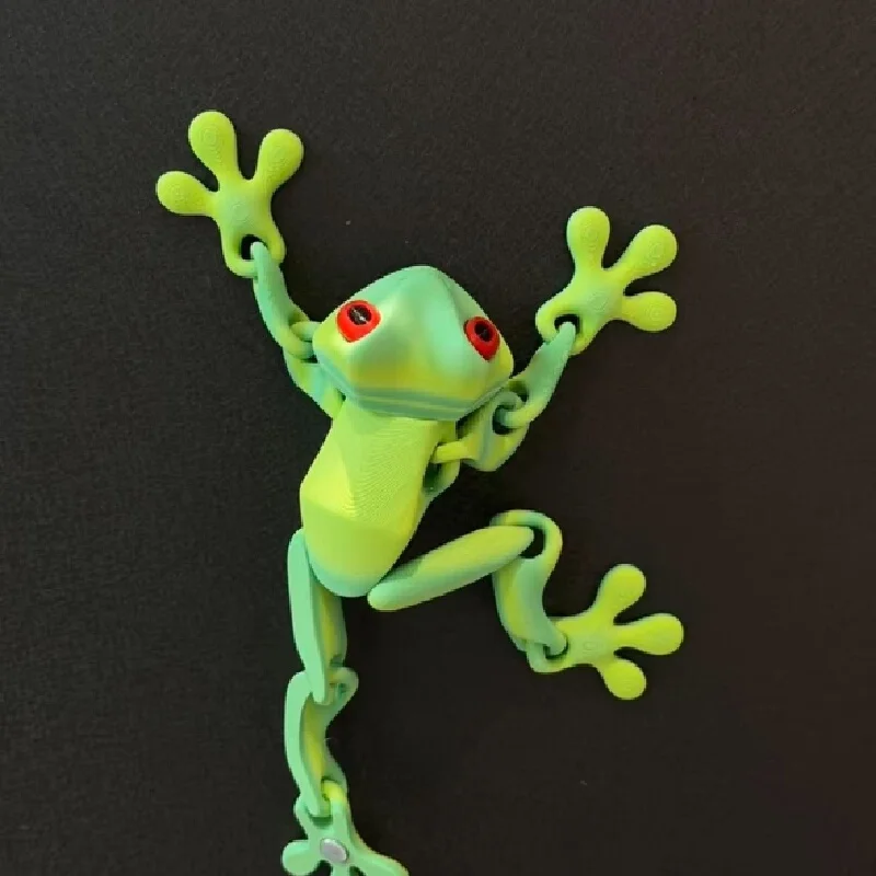 2025 Hi Tech 3D Printed Magnetic Frog Fridge Magnet Articulated Joints Poseable Home Kitchen Decor Desktop Collectible Toy
2025 Hi Tech 3D Printed Magnetic Frog Fridge Magnet Articulated Joints Poseable Home Kitchen Decor Desktop Collectible Toy