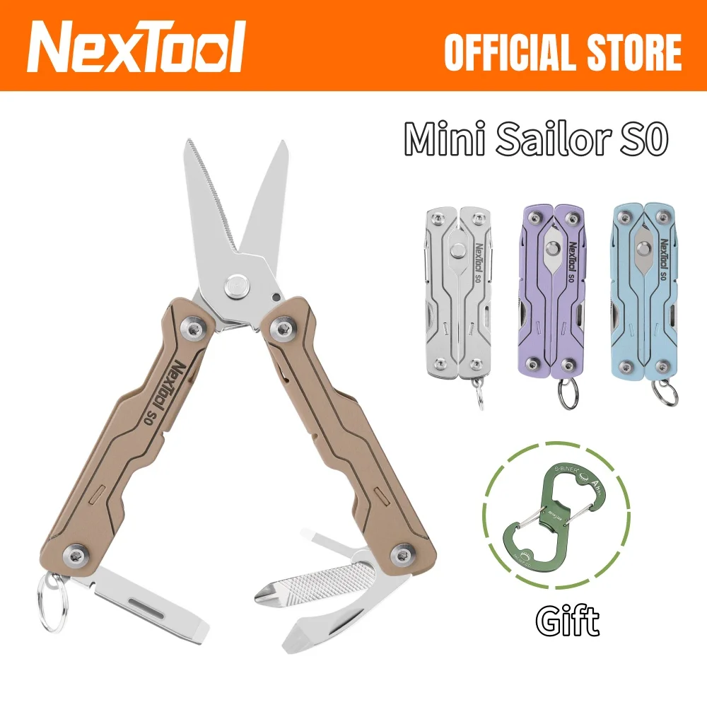 NexTool Micro Sailor Scissors S0 8 In1 Lightweight EDC Tool Mini Pocket Folding Hand Tools for Travel Outdoor Everyday Carry
NexTool Micro Sailor Scissors S0 8 In1 Lightweight EDC Tool Mini Pocket Folding Hand Tools for Travel Outdoor Everyday Carry