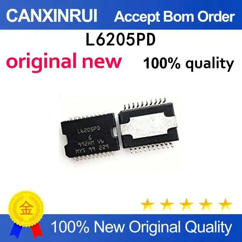 (5-100 pieces)Brand new original L6205PD013TR L6205PD packaged HSOP-20 motor driver chip
(5-100 pieces)Brand new original L6205PD013TR L6205PD packaged HSOP-20 motor driver chip