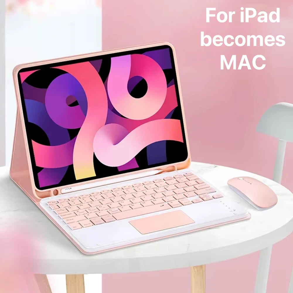 Keyboard Cover and Mouse for IPad 10th/11th Generation Case Pro 11in 2nd 3rd 4th Air 4 5 iPad 5 6th 9.7 Air 3 iPad 9/8/7th 10.2
Keyboard Cover and Mouse for IPad 10th/11th Generation Case Pro 11in 2nd 3rd 4th Air 4 5 iPad 5 6th 9.7 Air 3 iPad 9/8/7th 10.2