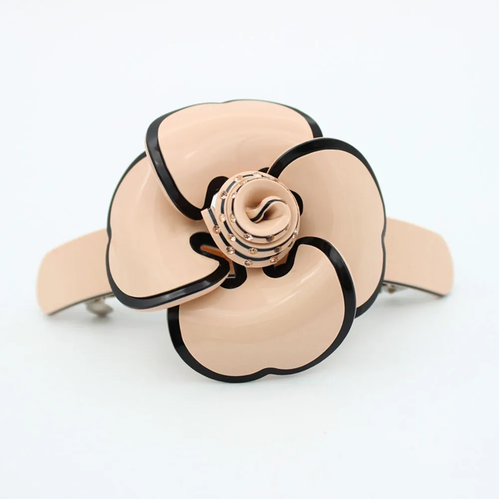 Classic A French Design Hair Clip Barrette for Women Girl Fine Camellia Flower Hair Accessory Ornament Jewelry for Office Career
Classic A French Design Hair Clip Barrette for Women Girl Fine Camellia Flower Hair Accessory Ornament Jewelry for Office Career