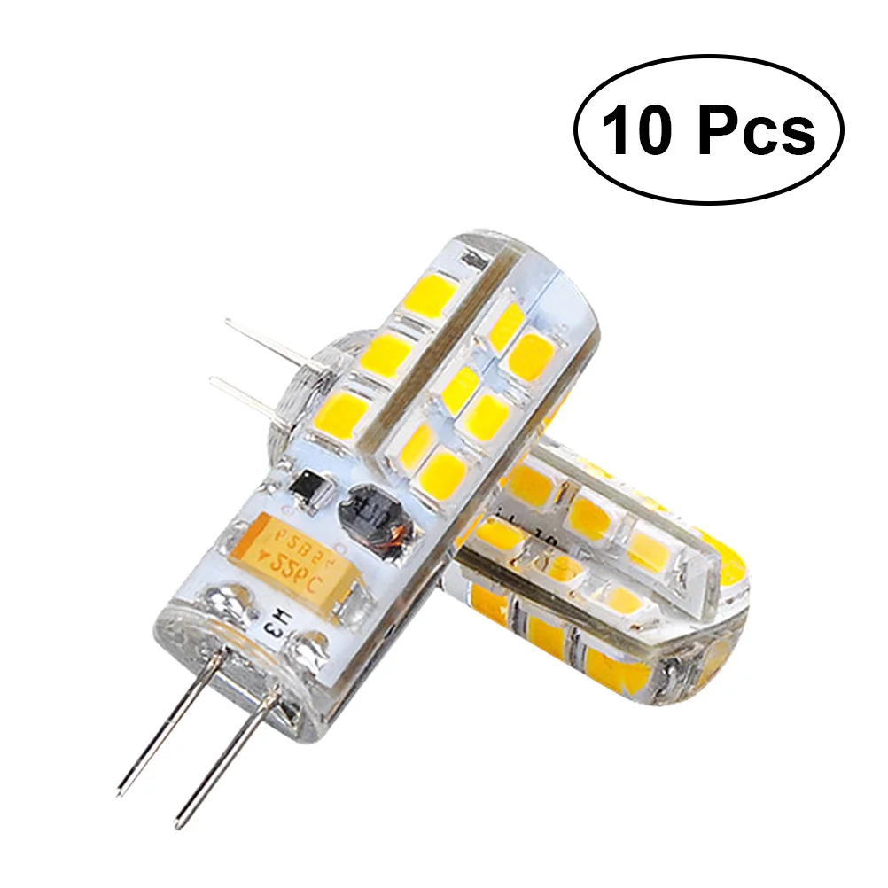 10 pcs G4 LED Light Bulb Warm White 3000-6000K 130lm Angle Energy Saving NonDimmable Crystal LED G4 Bulb 12V
10 pcs G4 LED Light Bulb Warm White 3000-6000K 130lm Angle Energy Saving NonDimmable Crystal LED G4 Bulb 12V