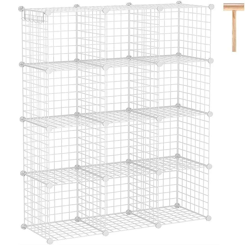 Wire Cube Storage, 12-Cube Storage Organizer Metal, C Grids Storage Bins Shelving, Modular Bookshelf Shelf, Closet Cabinet I
Wire Cube Storage, 12-Cube Storage Organizer Metal, C Grids Storage Bins Shelving, Modular Bookshelf Shelf, Closet Cabinet I