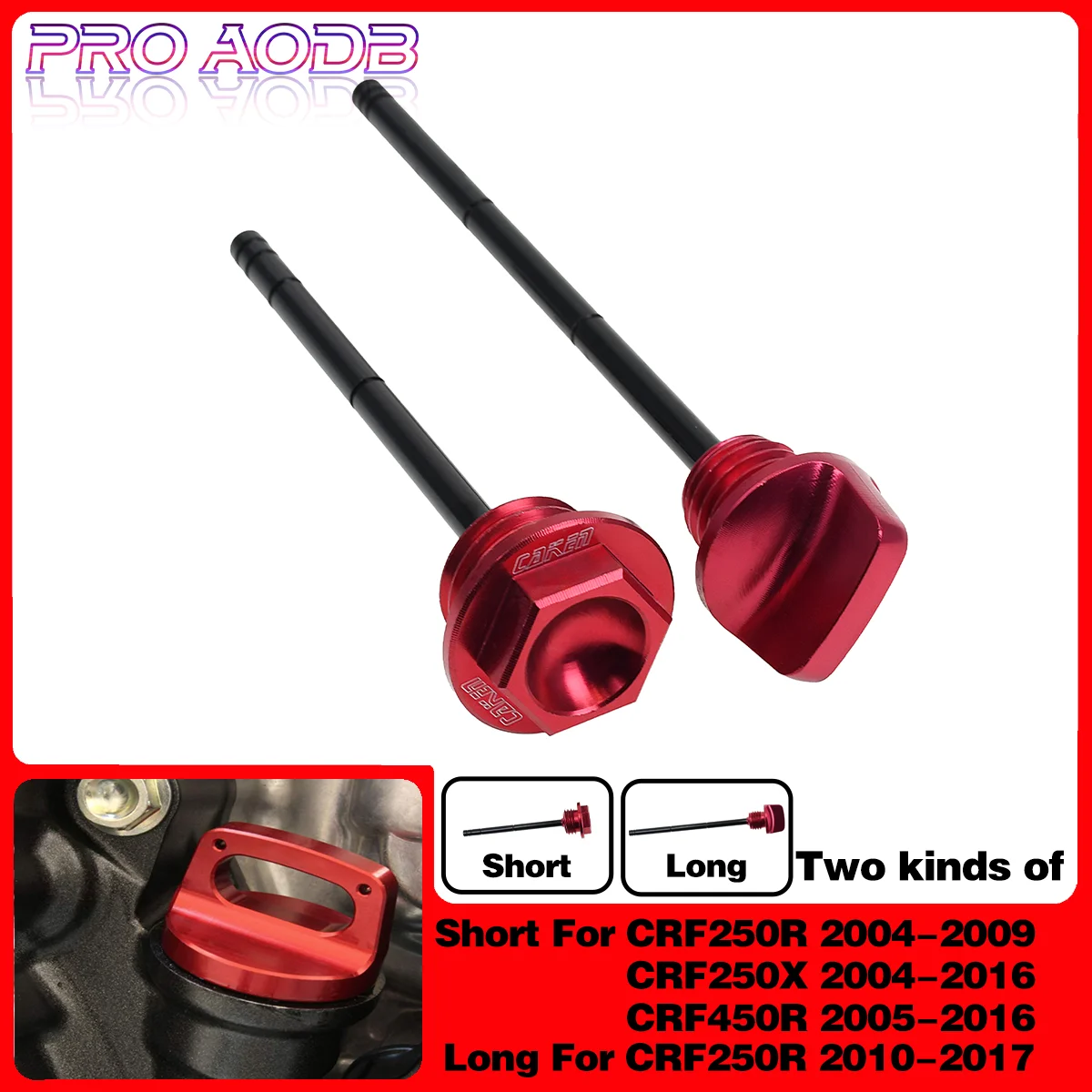 For Honda CRF250R CRF250X 450R CRF 250R 250X 450R 04-17 Endurance Motorcycle CNC Aluminum Accessories Oil Dipstick Gauge Plugs
For Honda CRF250R CRF250X 450R CRF 250R 250X 450R 04-17 Endurance Motorcycle CNC Aluminum Accessories Oil Dipstick Gauge Plugs