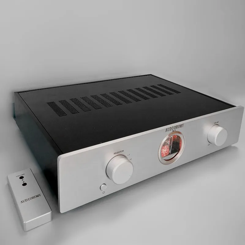 Remote Control AUDIOROMY M-10 6N7P (6Z5P) 6N8p ( 6H8C ) Tube Preamplifier MM Cartridge Hifi Home Audio Amplifier
Remote Control AUDIOROMY M-10 6N7P (6Z5P) 6N8p ( 6H8C ) Tube Preamplifier MM Cartridge Hifi Home Audio Amplifier