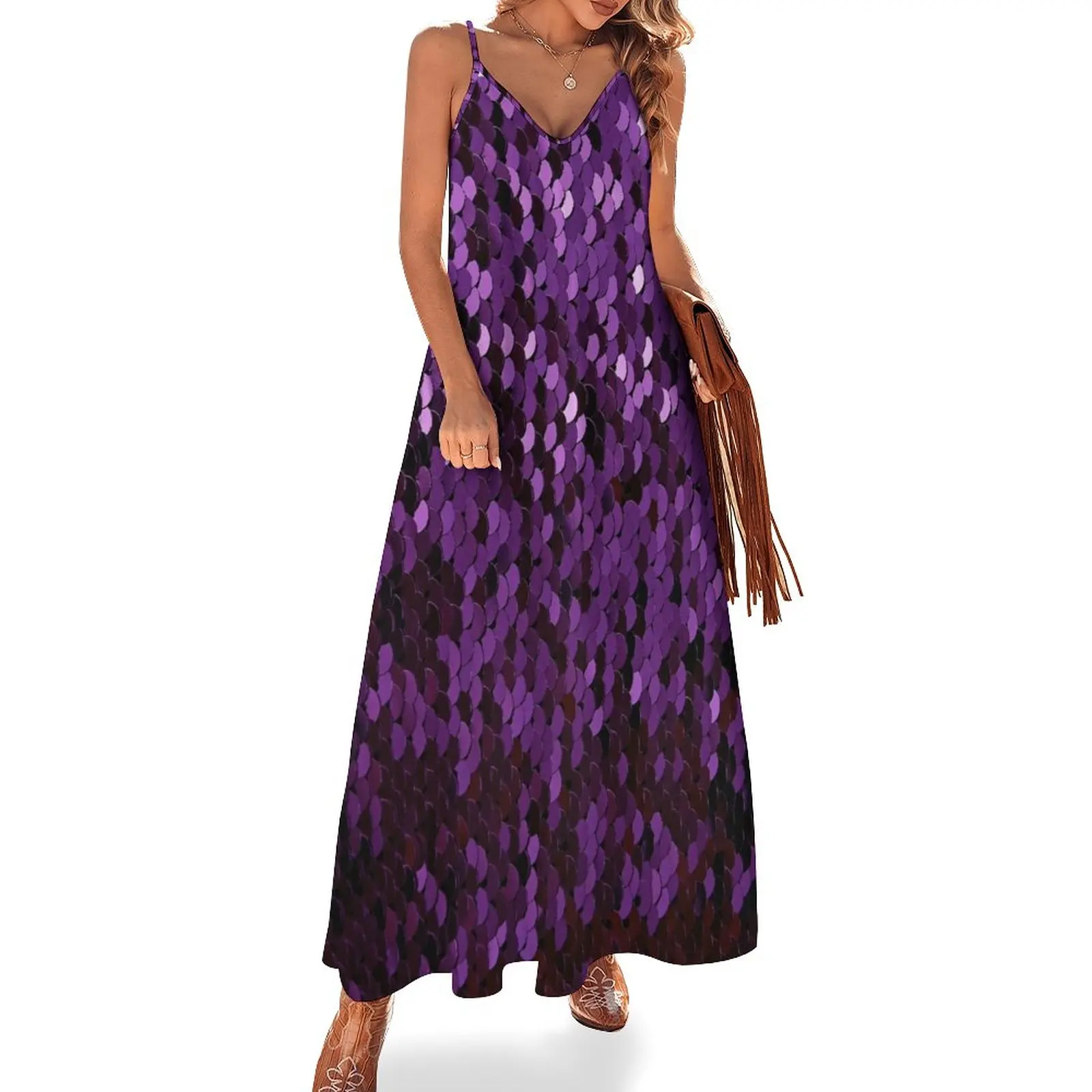 Dark Purple Glitter Sleeveless Dress ladies dresses for women 2024 women dresses
Dark Purple Glitter Sleeveless Dress ladies dresses for women 2024 women dresses