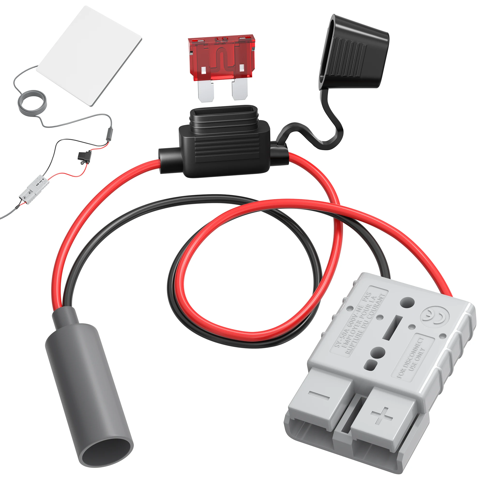 Starlink Mini Power Cable to Anderson Plug with 10A Fuse Starlink Mini Power Cord with Anderson Connector 18awg Accessories
Starlink Mini Power Cable to Anderson Plug with 10A Fuse Starlink Mini Power Cord with Anderson Connector 18awg Accessories