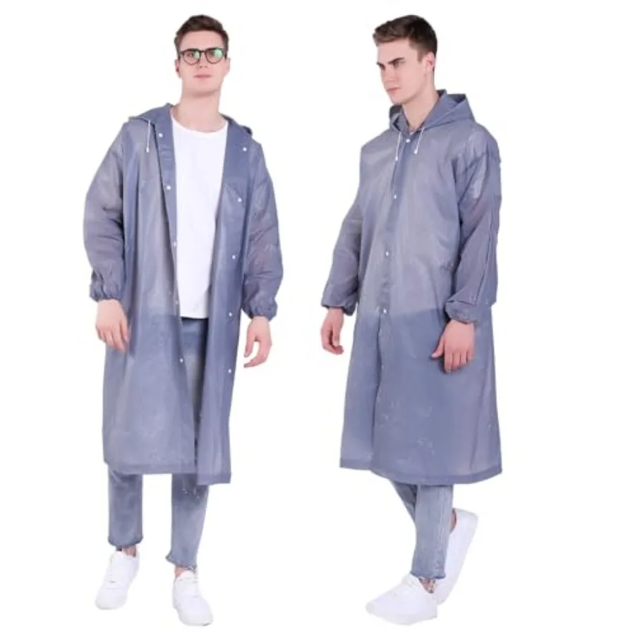 TYLIN Reusable Rain Ponchos for Adults, 2 Pcs Raincoats, Men's and Women's Raincoats, Family Pack Ponchos
TYLIN Reusable Rain Ponchos for Adults, 2 Pcs Raincoats, Men's and Women's Raincoats, Family Pack Ponchos