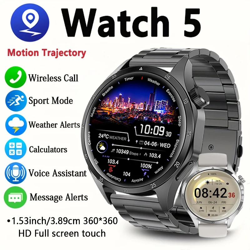 2025 Новые часы 5PRO GPS NFC Смарт-часы Мужчины 360*360 AMOLED HD Экран Bluetooth Вызов Водонепроницаемый Компас сердечного ритма Мужские умные часы 
2025 Новые часы 5PRO GPS NFC Смарт-часы Мужчины 360*360 AMOLED HD Экран Bluetooth Вызов Водонепроницаемый Компас сердечного ритма Мужские умные часы