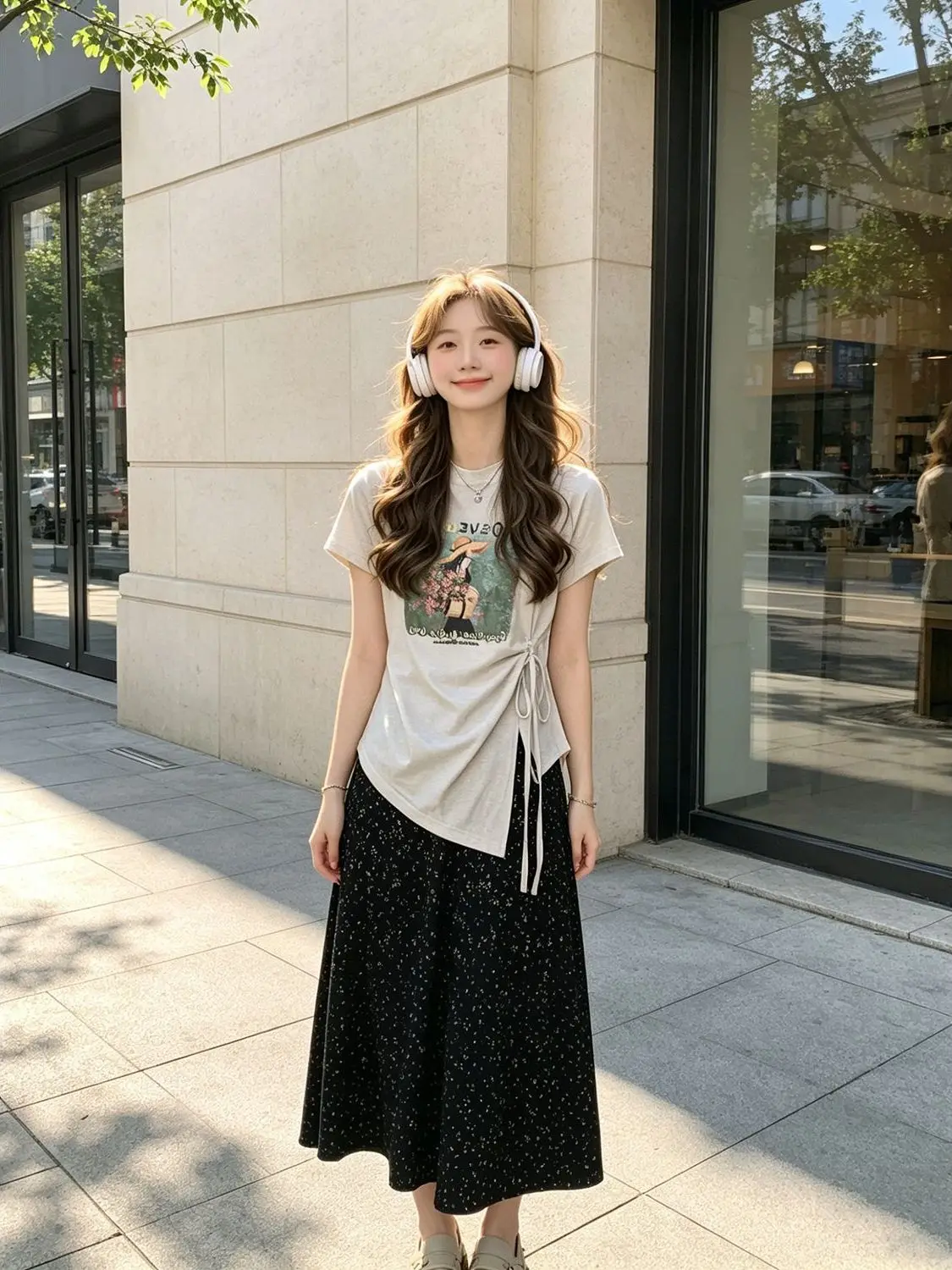 Korean Style Loose Fit Short Sleeve T-Shirt Women's Summer New Lazy Slouchy Slimming Top Chic Uneven Belt Waist Tie
Korean Style Loose Fit Short Sleeve T-Shirt Women's Summer New Lazy Slouchy Slimming Top Chic Uneven Belt Waist Tie