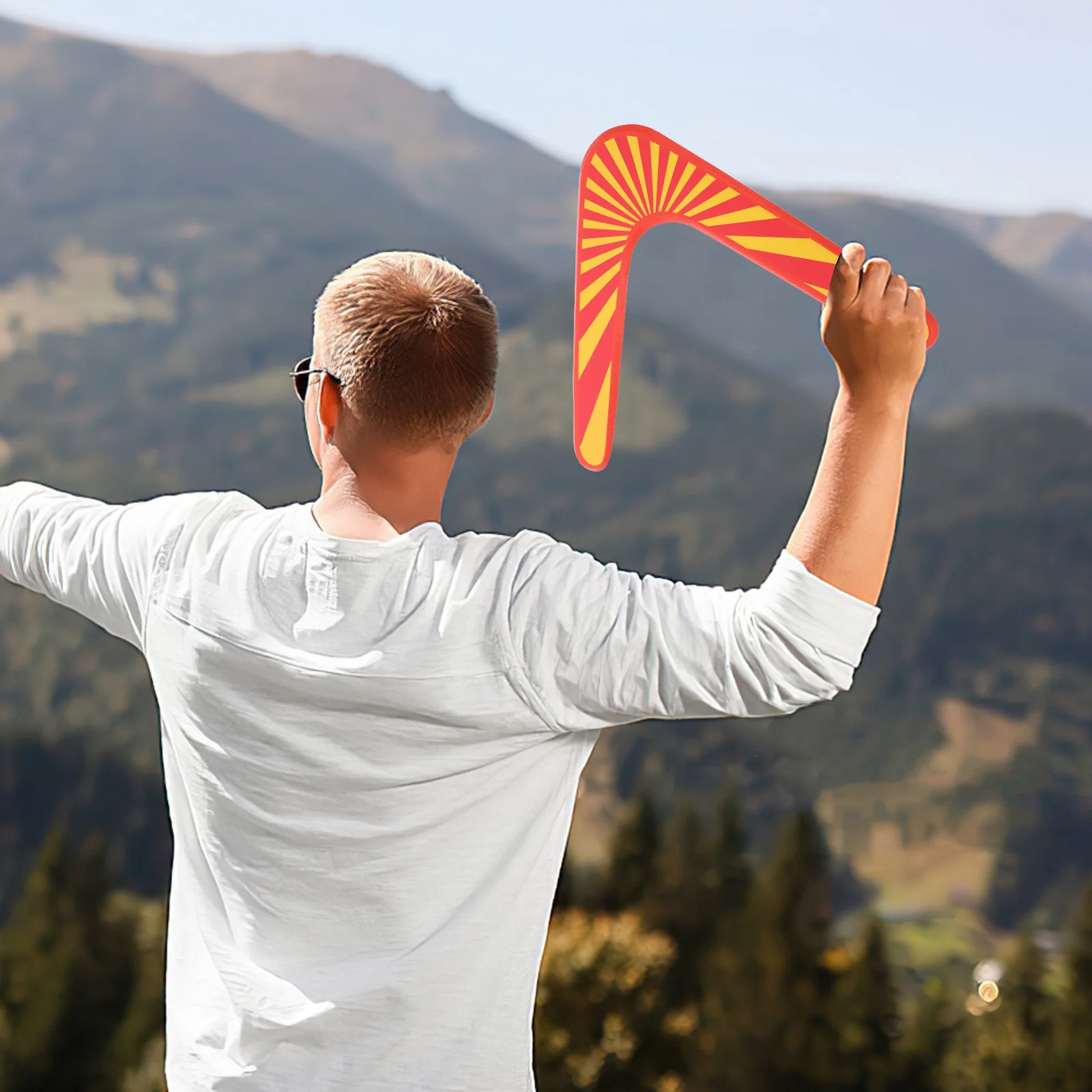 Colorful Wooden Boomerang Adult Outdoor Exercise Flying Family Friends Fun Sports Exercise Flying Outdoor Throw and Catch
Colorful Wooden Boomerang Adult Outdoor Exercise Flying Family Friends Fun Sports Exercise Flying Outdoor Throw and Catch