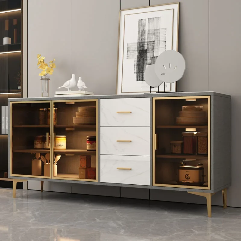 Minimalist Kitchen Cabinet Furniture Porch Steel Display Cabinet Showcase Living Room Cupboard Sideboard Vitrina Room Furniture
Minimalist Kitchen Cabinet Furniture Porch Steel Display Cabinet Showcase Living Room Cupboard Sideboard Vitrina Room Furniture