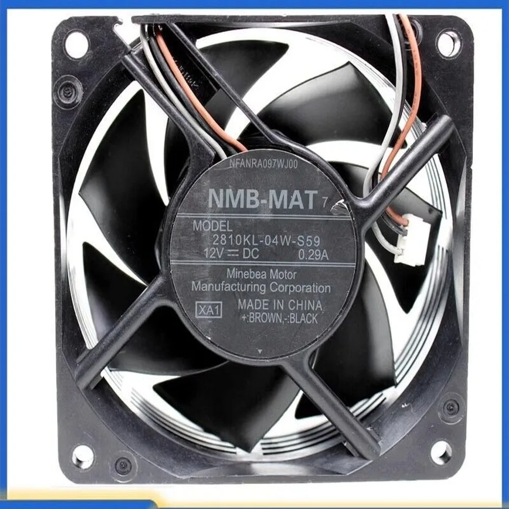 For NMB 2810KL-04W-S59 DC12V 0.29A 60*60*25mm 3-Wire Cooling Fan
For NMB 2810KL-04W-S59 DC12V 0.29A 60*60*25mm 3-Wire Cooling Fan