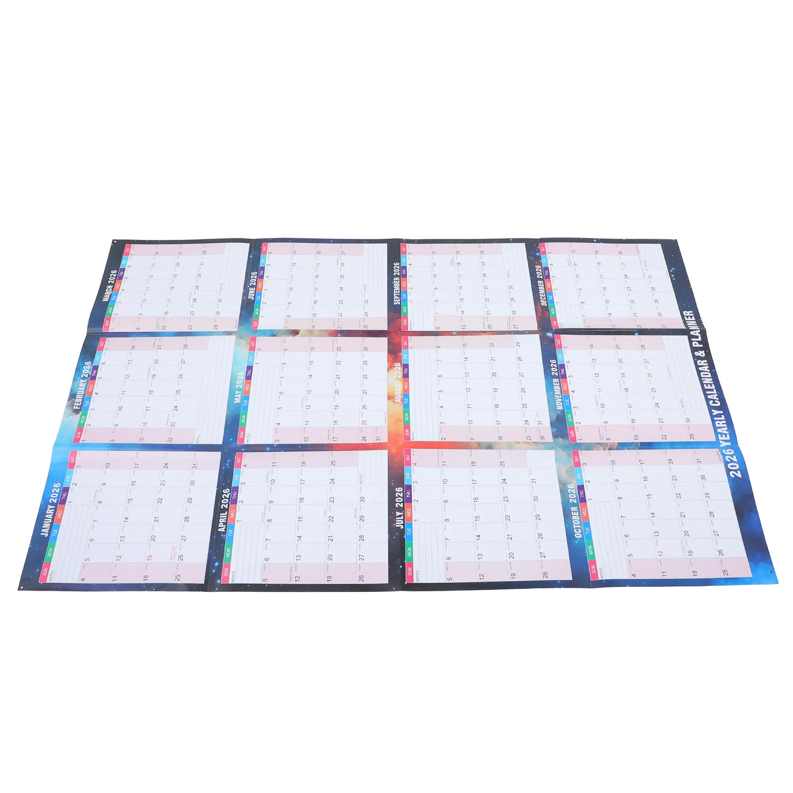 10pcs Mounted 2026 Double Sided Dry Erase Yearly Wall Dangling Calendar Planner Thick Paper Yearly Wall Dangling
10pcs Mounted 2026 Double Sided Dry Erase Yearly Wall Dangling Calendar Planner Thick Paper Yearly Wall Dangling