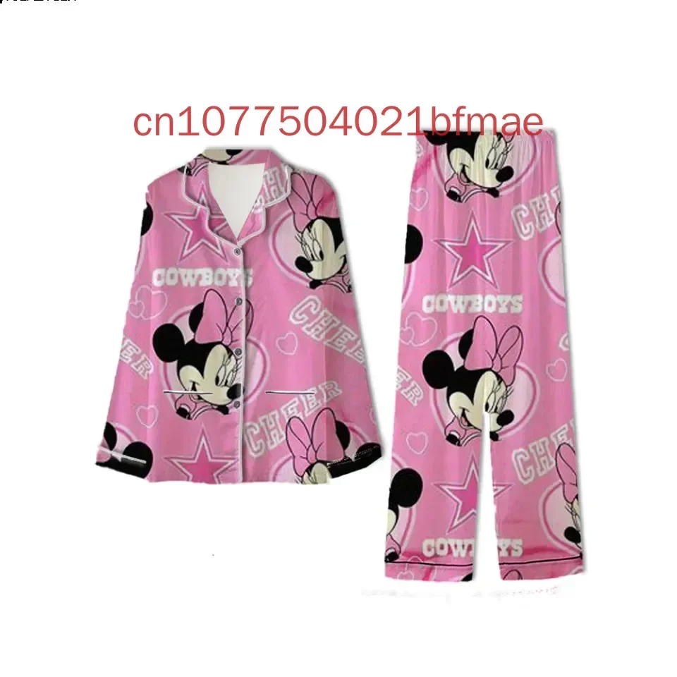 Disney Minnie Mouse Pajamas Set Spring And Fall New Cartoon Women's Casual Shirt Long Sleeved Pajamas
Disney Minnie Mouse Pajamas Set Spring And Fall New Cartoon Women's Casual Shirt Long Sleeved Pajamas