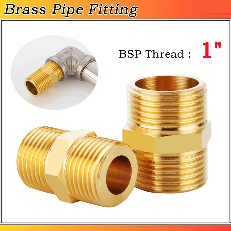 10pcs 1" Brass Hex Nipple Pipe Fitting BSP Male Thread Quick Adapter Coupler Inlet Pipe Joint Accessories
10pcs 1" Brass Hex Nipple Pipe Fitting BSP Male Thread Quick Adapter Coupler Inlet Pipe Joint Accessories