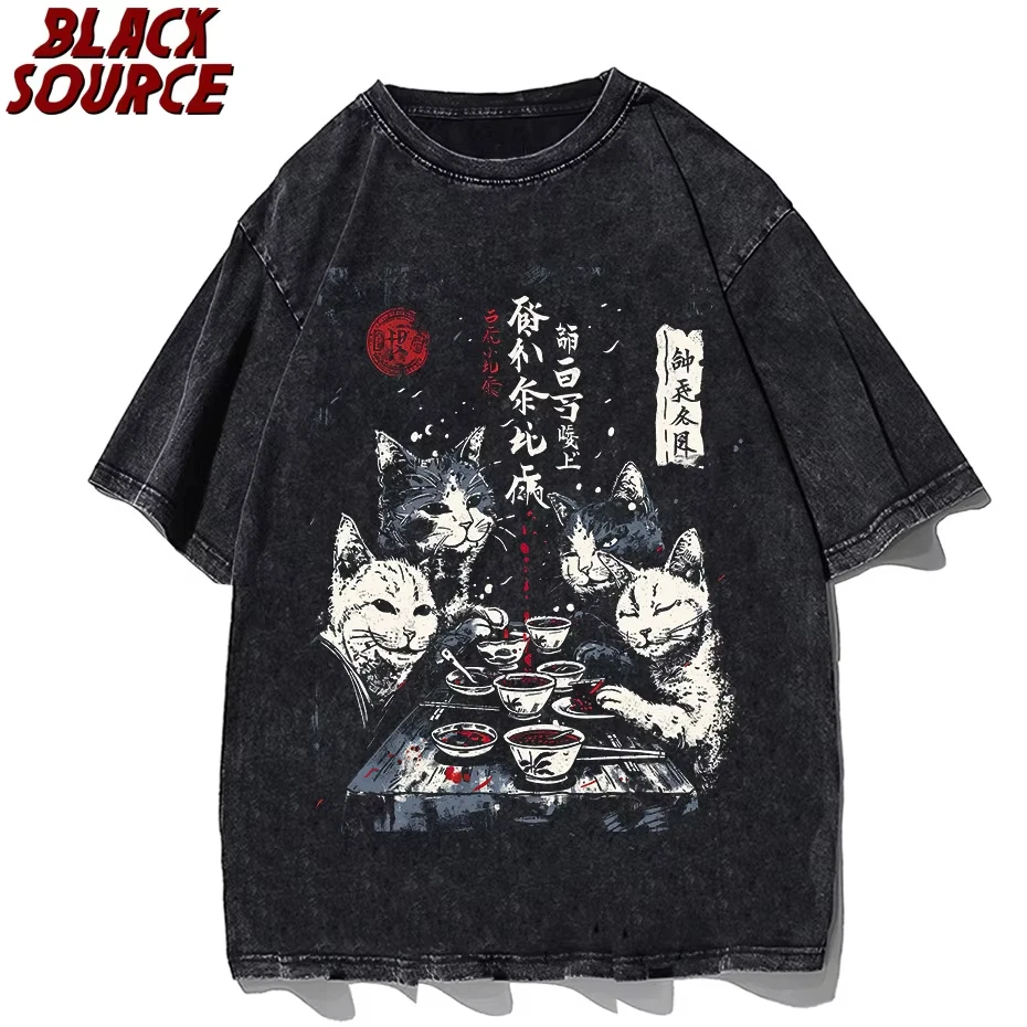 2025 Cat Cartoon Graphic Men Tshirt Casual Short Sleeve T-shirt Japanese Style T Shirt Men's Clothing
2025 Cat Cartoon Graphic Men Tshirt Casual Short Sleeve T-shirt Japanese Style T Shirt Men's Clothing