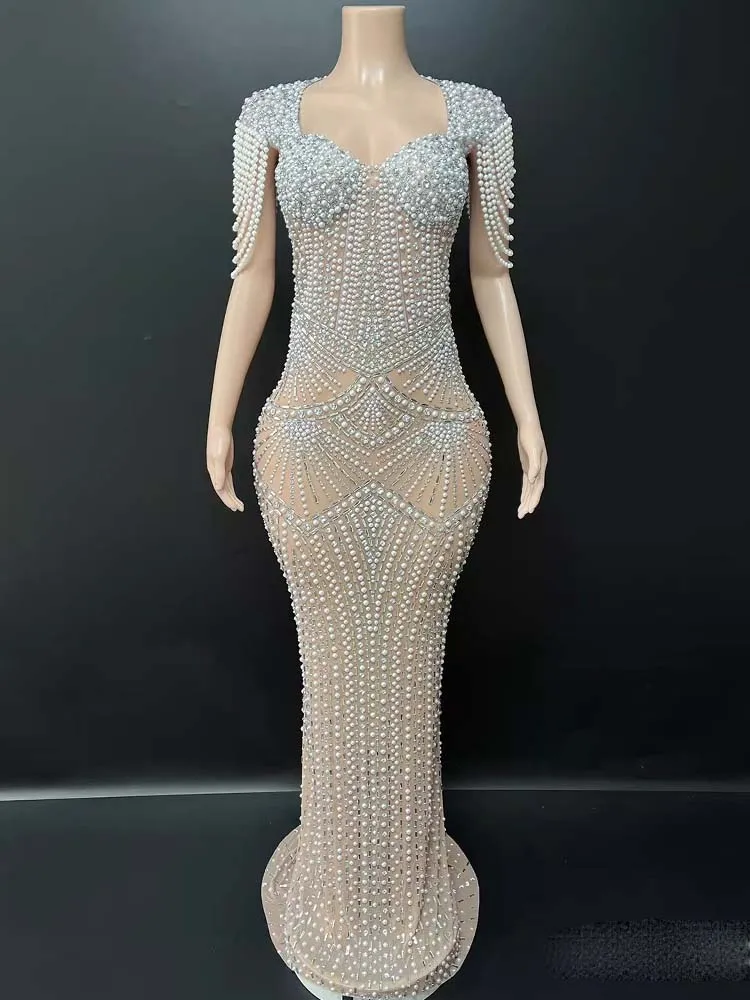 Высокое качество, стразы, жемчужная цепочка, сексуальное эластичное платье с U-образным вырезом и открытой спиной, новинка 2025 года, модная женская одежда на заказ
Высокое качество, стразы, жемчужная цепочка, сексуальное эластичное платье с U-образным вырезом и открытой спиной, новинка 2025 года, модная женская одежда на заказ