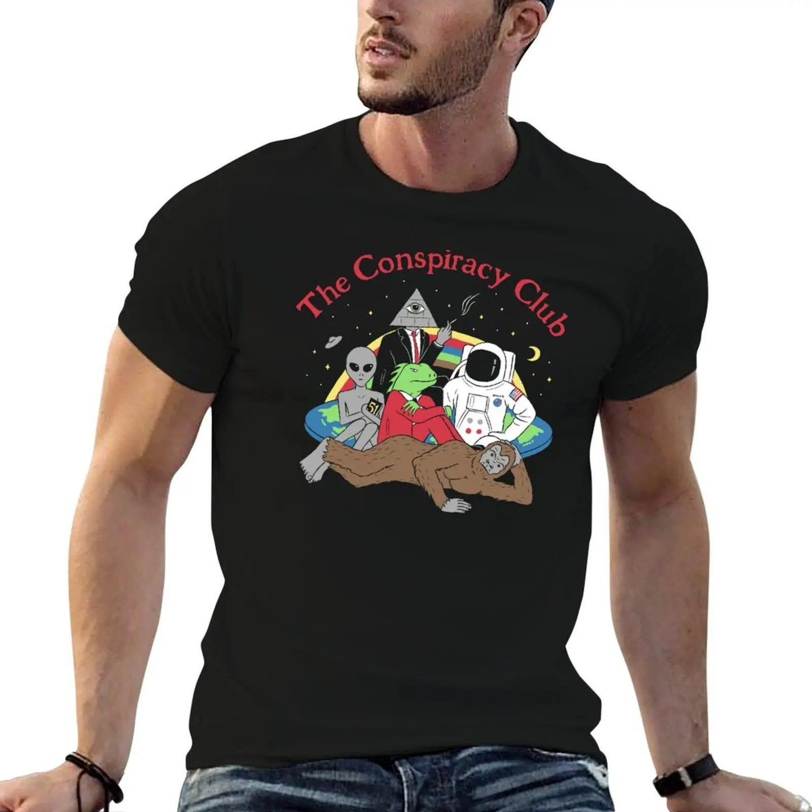 Conspiracy Theories Club T-Shirt man t shirts cotton t shirts cotton 100% T-Shirt 
Conspiracy Theories Club T-Shirt man t shirts cotton t shirts cotton 100% T-Shirt
