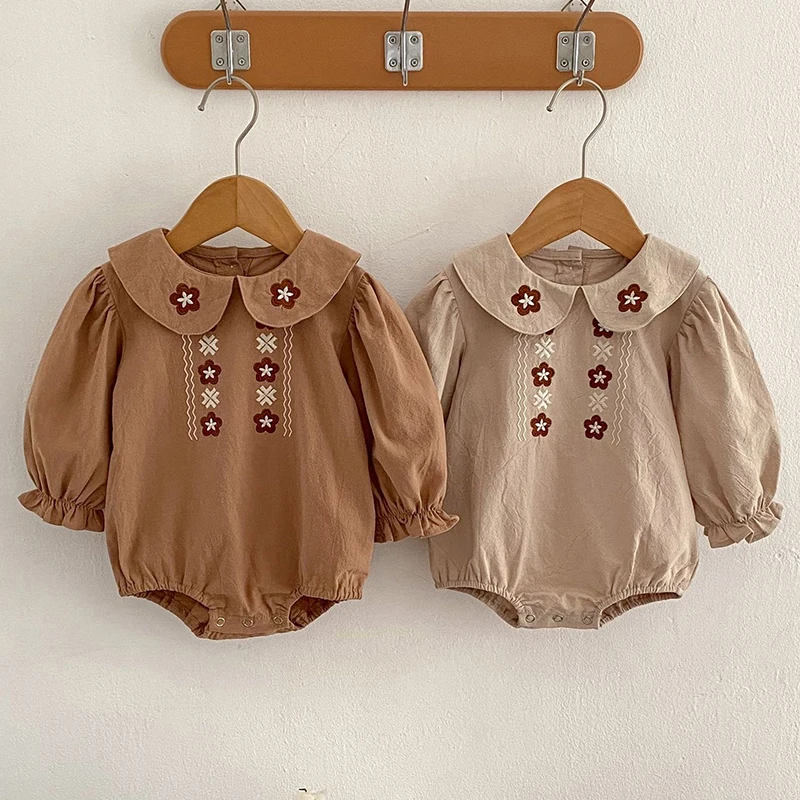 Autumn Infant Kids Baby Girls Long Sleeve Cute Embroider Jumpsuit Toddler Sweet Kids Baby Girls Children Clothes Rompers
Autumn Infant Kids Baby Girls Long Sleeve Cute Embroider Jumpsuit Toddler Sweet Kids Baby Girls Children Clothes Rompers