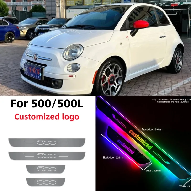For Fiat 500 500L 500X 500C 2007-2023 Car Door Sill Light Customized Logo LED Welcome Threshold Pedal Lamp Auto Accessories
For Fiat 500 500L 500X 500C 2007-2023 Car Door Sill Light Customized Logo LED Welcome Threshold Pedal Lamp Auto Accessories