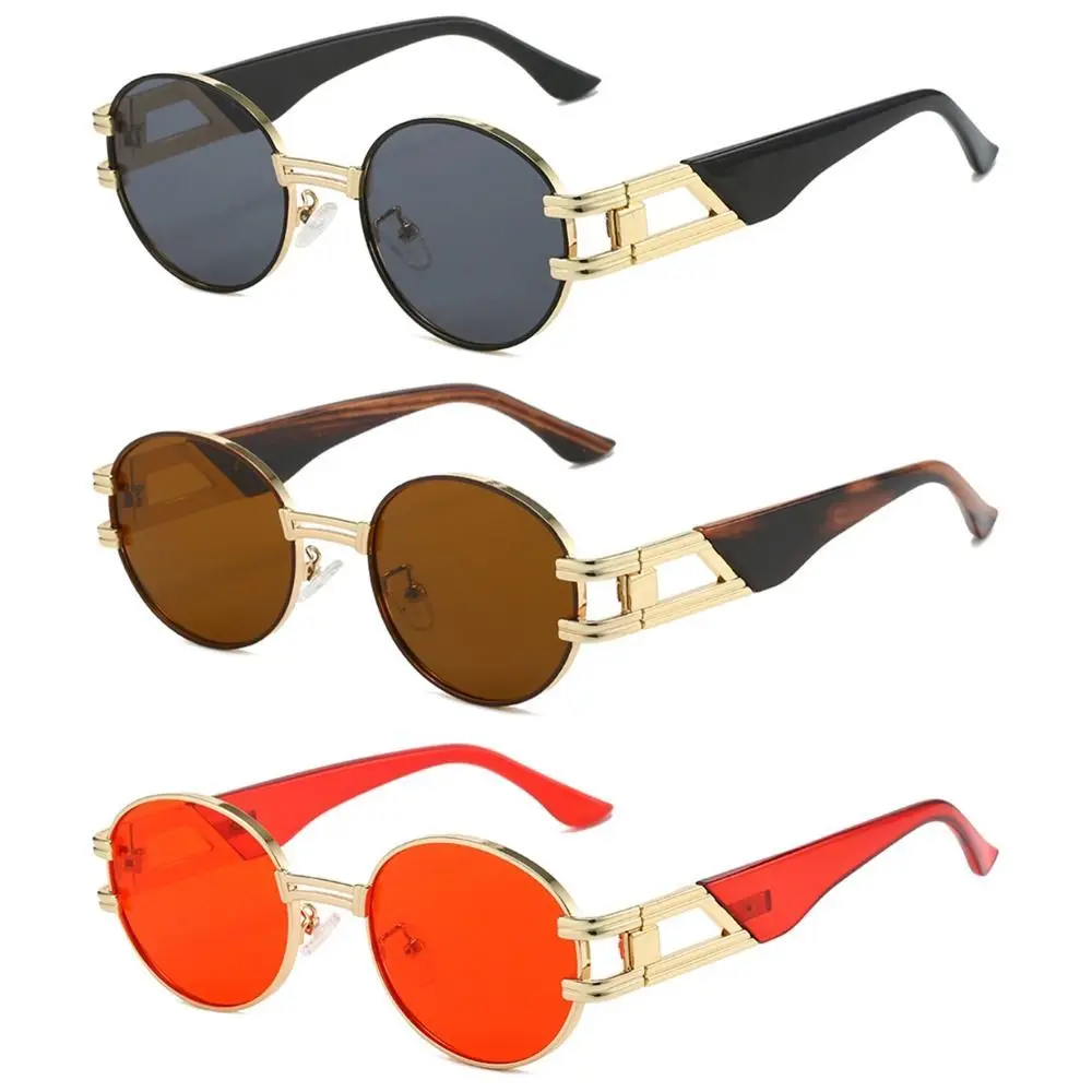 Fashion Small Round Women Sunglasses Brand Designer Vintage Oval Punk Sun Glasses Men Shades UV400 Gradient Lens Clear Eyewear
Fashion Small Round Women Sunglasses Brand Designer Vintage Oval Punk Sun Glasses Men Shades UV400 Gradient Lens Clear Eyewear