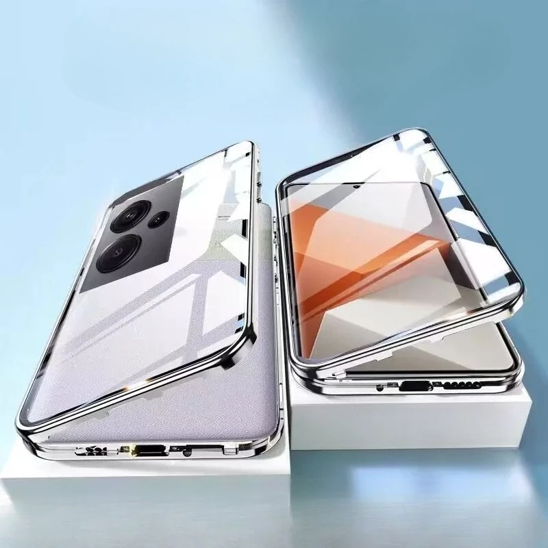 Для Redmi Note 13 Pro + чехол для телефона двусторонний Магнитный Полноразмерный Для Note13 13Pro + 13proplus прозрачный защитный чехол
Для Redmi Note 13 Pro + чехол для телефона двусторонний Магнитный Полноразмерный Для Note13 13Pro + 13proplus прозрачный защитный чехол