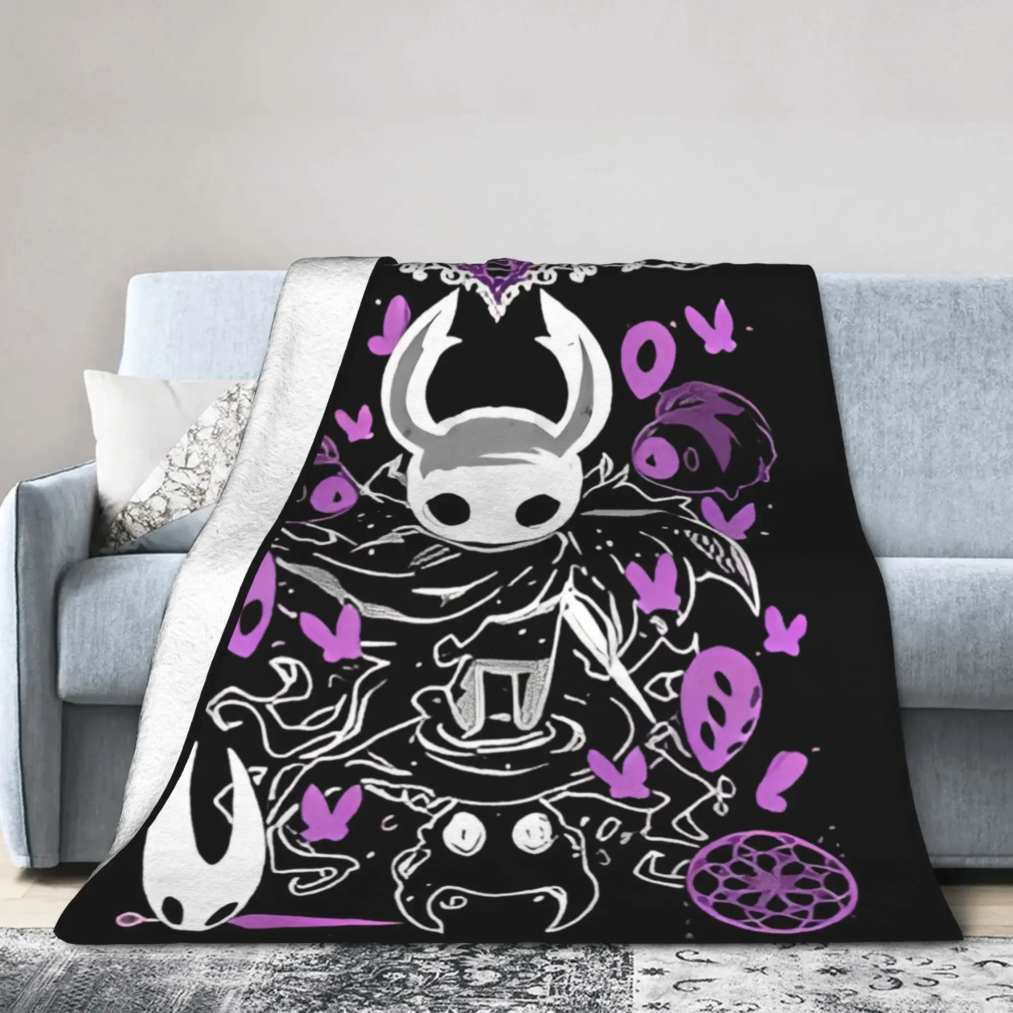 Флисовое одеяло Hollow Knight Adventure с мультяшным дизайном, мягкое и теплое, для декора кровати и дивана
Флисовое одеяло Hollow Knight Adventure с мультяшным дизайном, мягкое и теплое, для декора кровати и дивана