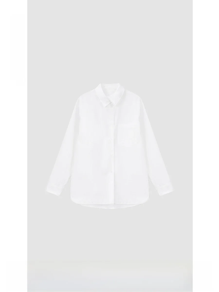 COCOLAN Women's Cotton Shirt 100% Cotton Spring 2026 Cleanfit Style Loose Long Sleeve White Color Casual Business Ladies' Top
COCOLAN Women's Cotton Shirt 100% Cotton Spring 2026 Cleanfit Style Loose Long Sleeve White Color Casual Business Ladies' Top