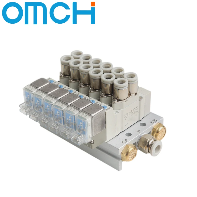 Тип SMC SY5120 Многоходовой комбинированный коллектор Пневматический электромагнитный клапан управления SY5120-4LZD-01 SY5120-5LZD-01 SY5120-6LZD-01
Тип SMC SY5120 Многоходовой комбинированный коллектор Пневматический электромагнитный клапан управления SY5120-4LZD-01 SY5120-5LZD-01 SY5120-6LZD-01