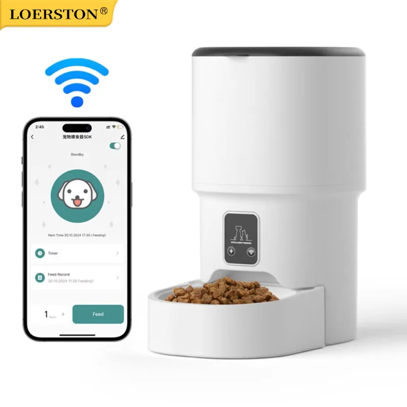 New 4L Button/WIFI Automatic Pet Feeder Smart Intelligent Cat And Dog Food Dispenser for Cats And Dogs
New 4L Button/WIFI Automatic Pet Feeder Smart Intelligent Cat And Dog Food Dispenser for Cats And Dogs