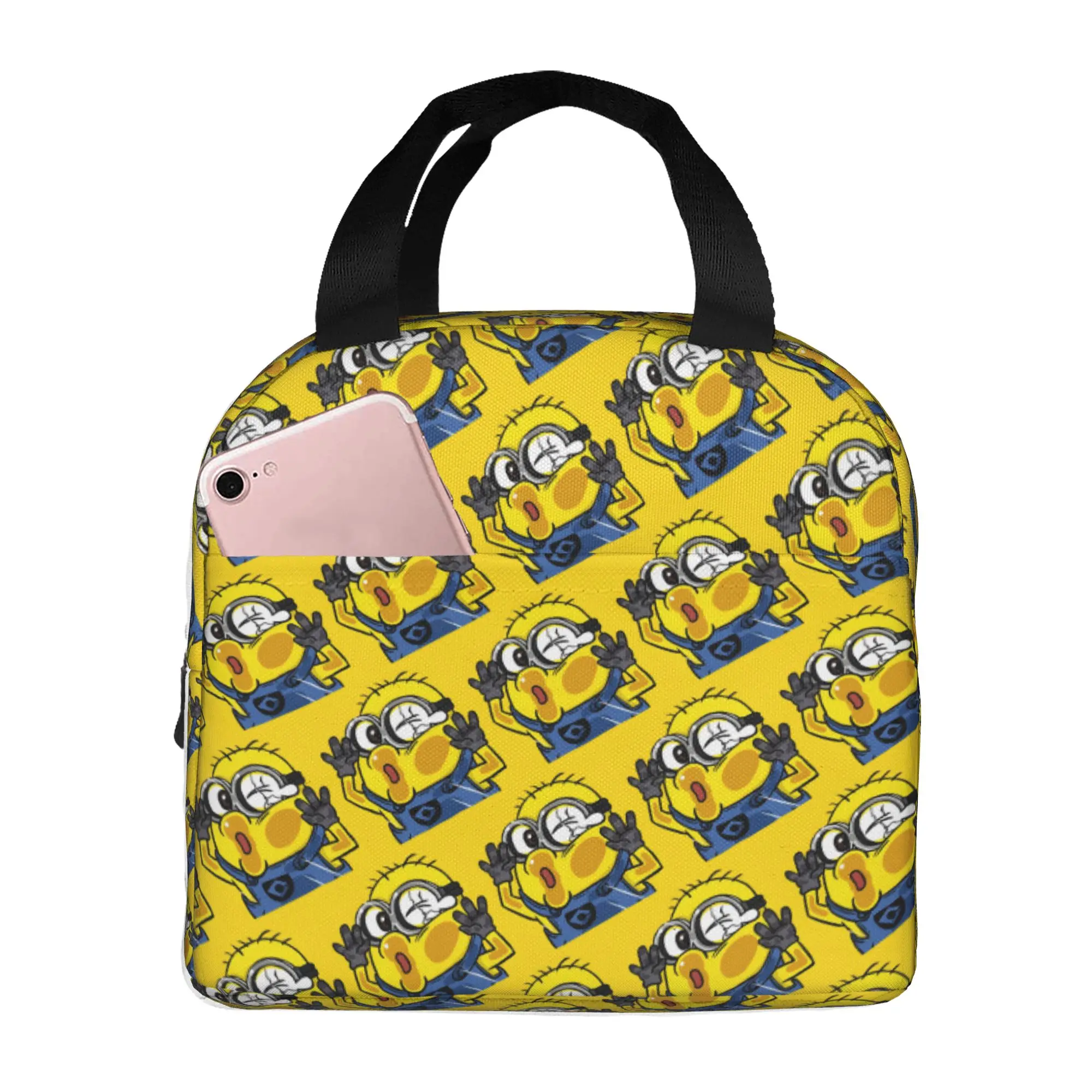 Custom M-Miniones Insulated Lunch Bag for Women Men Portable Cartoon Thermal Cooler Bento Box School
Custom M-Miniones Insulated Lunch Bag for Women Men Portable Cartoon Thermal Cooler Bento Box School