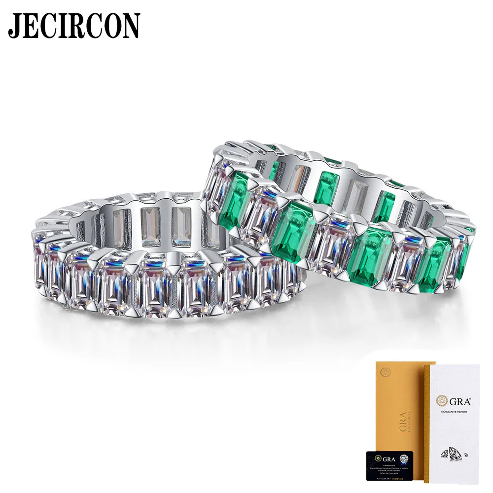 JECIRCON 925 Sterling Silver Ring for Women Domineering PT950 Gold Plated Full Circle of Moissanite Green and White Diamond Ring
JECIRCON 925 Sterling Silver Ring for Women Domineering PT950 Gold Plated Full Circle of Moissanite Green and White Diamond Ring