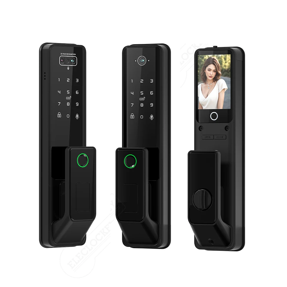 Automatic Tuya Smart Door Lock 5050 4585 6068 6085 Israeli Mortise Fingerprint 3D Face Recognition Digital Smart Camera Lock
Automatic Tuya Smart Door Lock 5050 4585 6068 6085 Israeli Mortise Fingerprint 3D Face Recognition Digital Smart Camera Lock